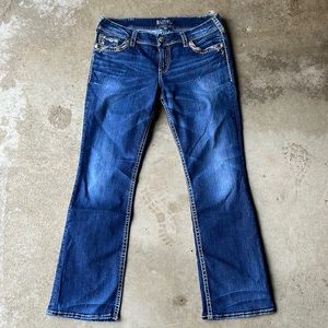 Silver Suki 17” Bootcut, 33 x 31